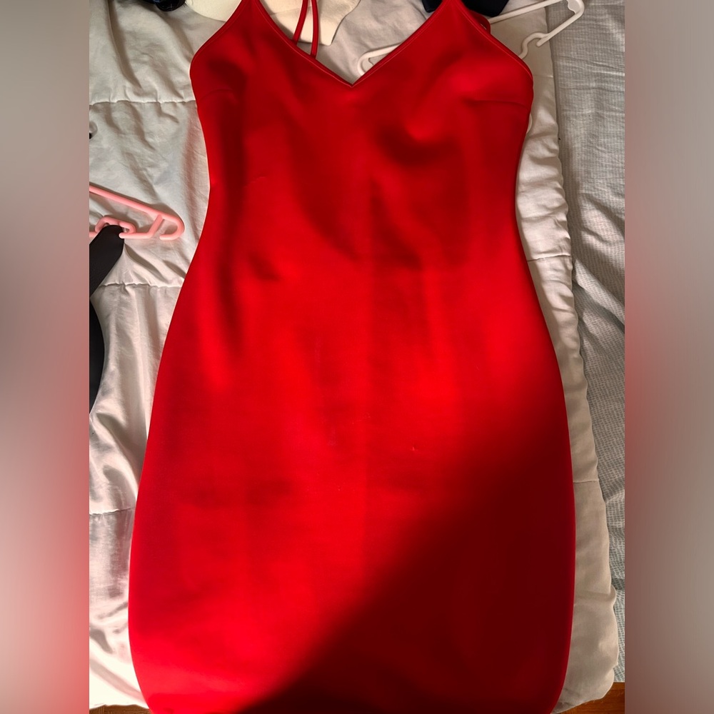 Red dress